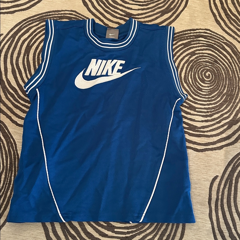 Nike Royal Blue Mesh Tank Top